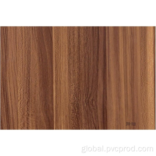 Pvc Wood Film Wood grain embossed PVC film for furniture skin Manufactory